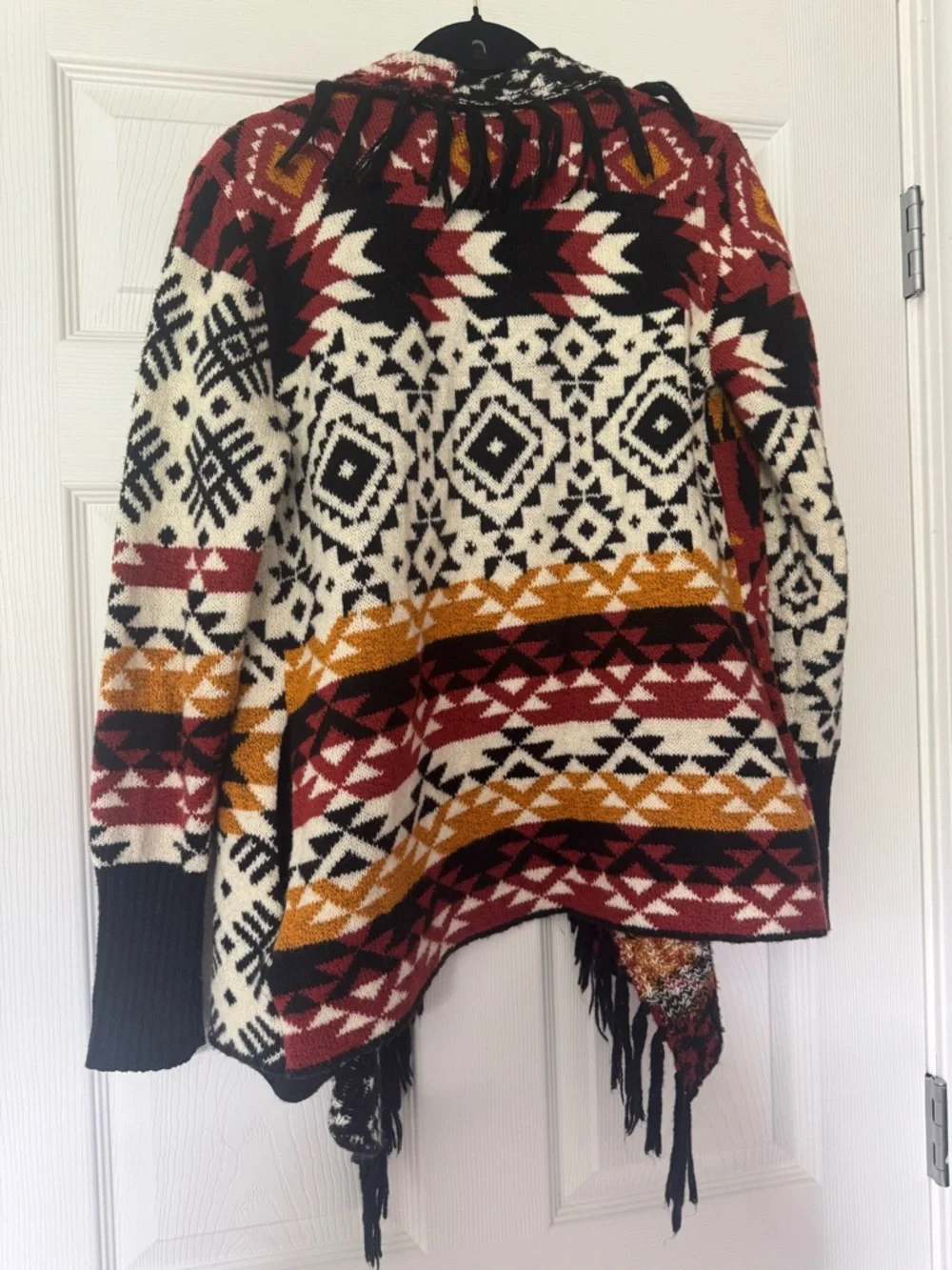 Idyllwind by Miranda Lambert Aztec Fringe Cardigan Sweater